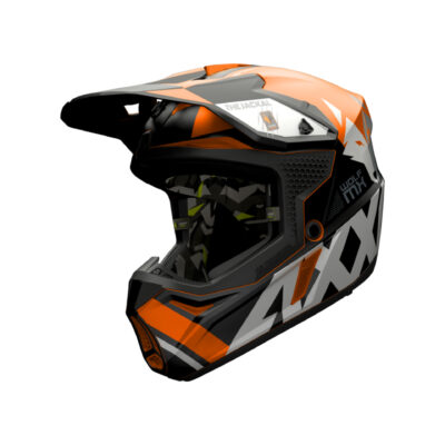 Capacete AXXIS Wolf Jackal Laranja Fluo Mate