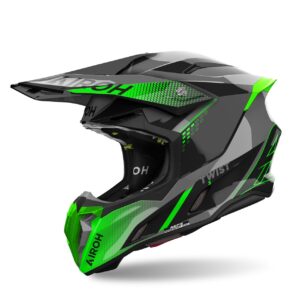 AIROH TWIST 3 SHARD Verde Gloss | Capacete Offroad