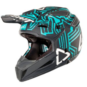 CAPACETE LEATT GPX 5.5 V11 CINZA/AZUL